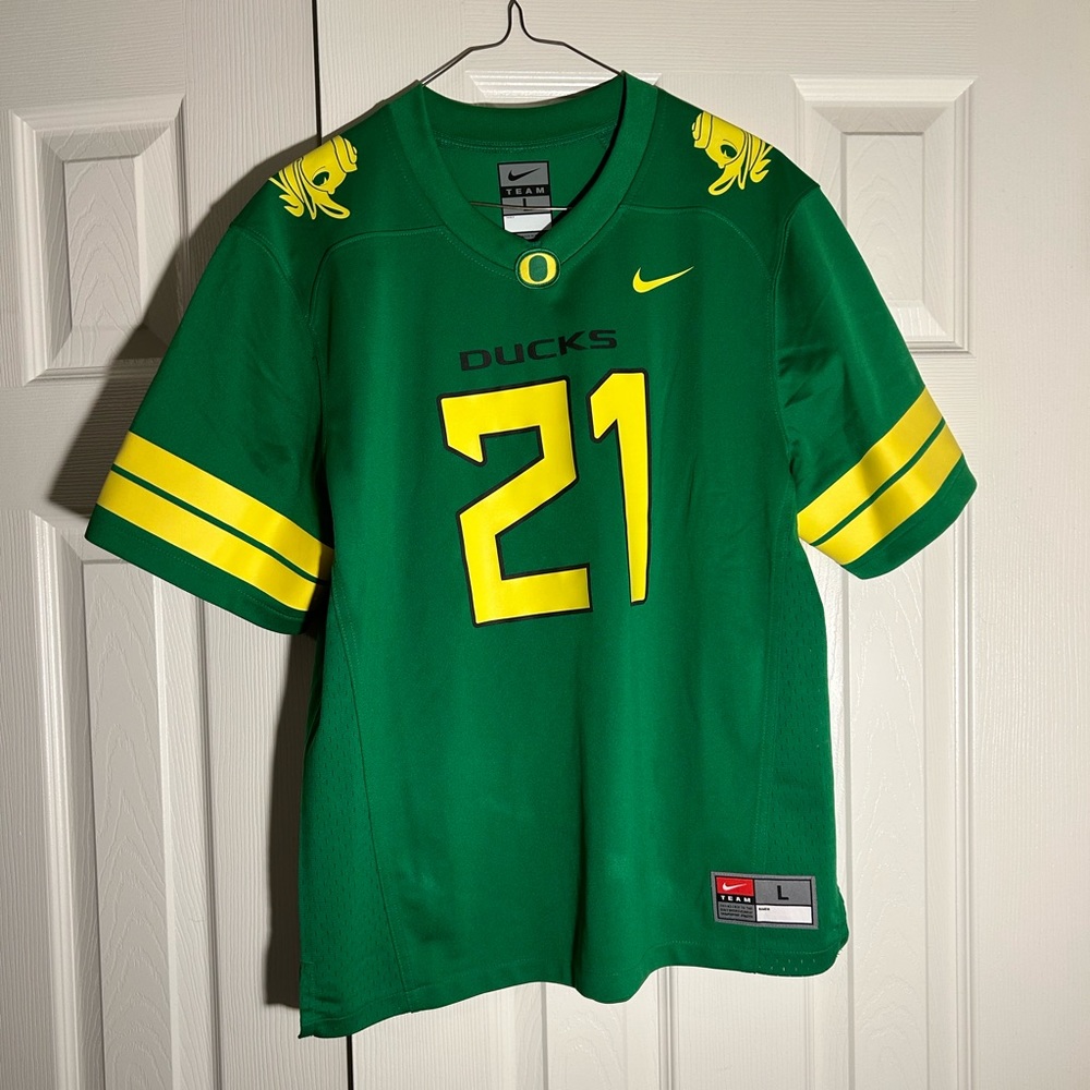 Nike University of Oregon Ducks Football Jersey Size Youth Large